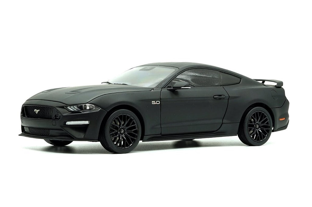 BMD61006 - 1:18 Matte Black 2019 Mustang