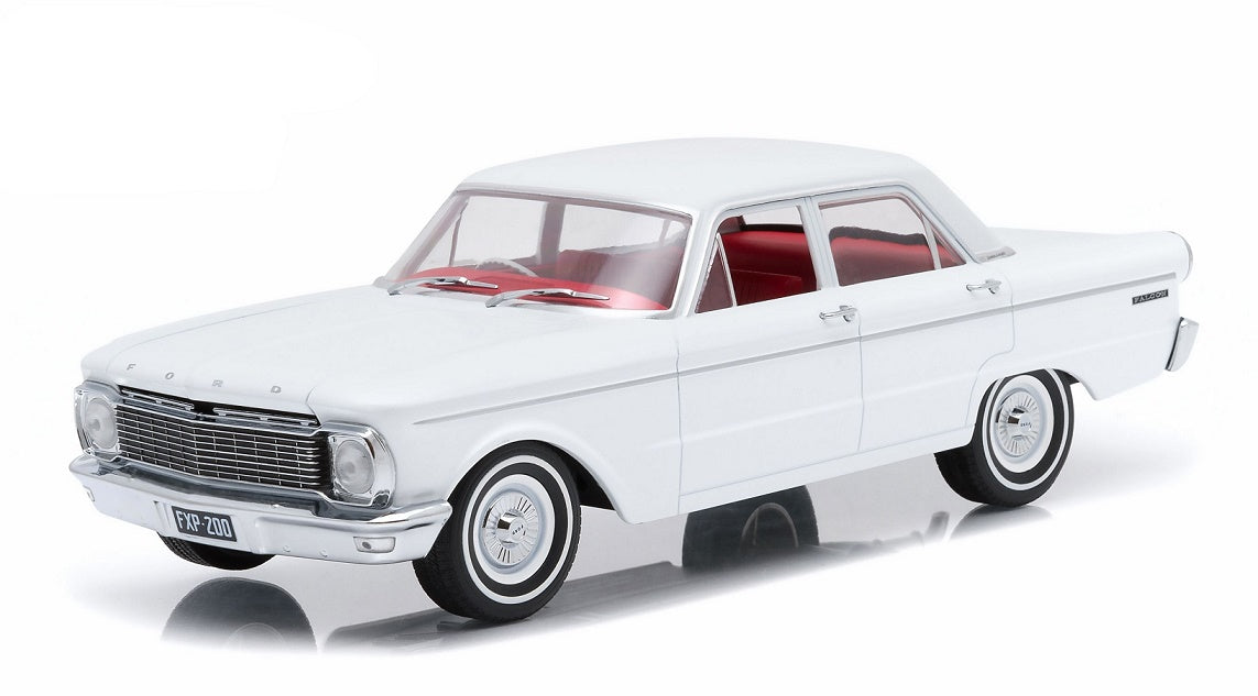1:18 1965 XP Falcon Sedan White (Sealed Body)