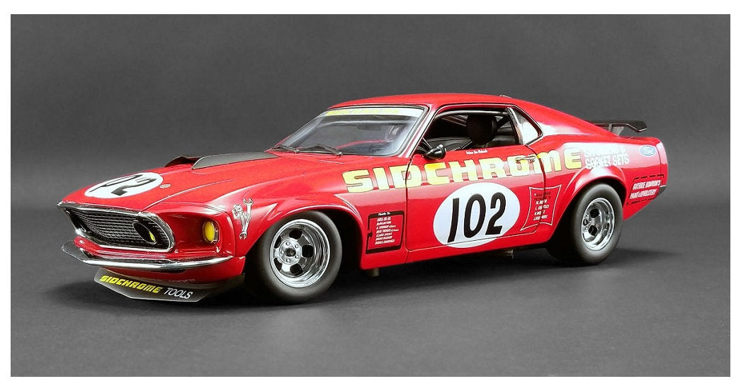 Racing Heritage: 1:18 1969 Ford Boss 302 #102 Jim Richards Sidchrome R ...