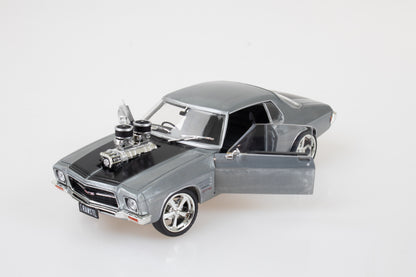 DDA206-R - 1:24 1973 Raw Steel HQ Monaro