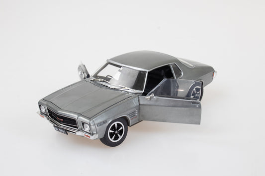DDA208-R - 1:24 1972 Raw Steel Holden HQ Monaro