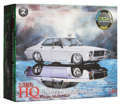 1:24 HQ Plastic Kit Holden Slammed Custom 4 Door Monaro - Sealed Body Opening Bonnet w/Engine