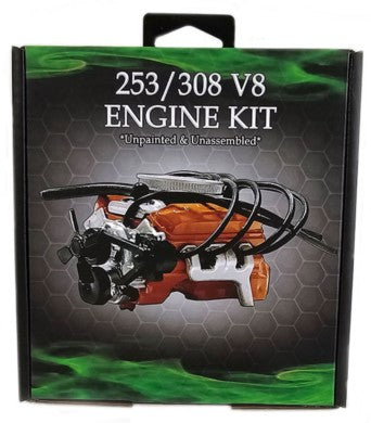 DDAAC010 - 1:24 A9X/LX SS V8 Engine Plastic Kit Accessory (SINGLES)