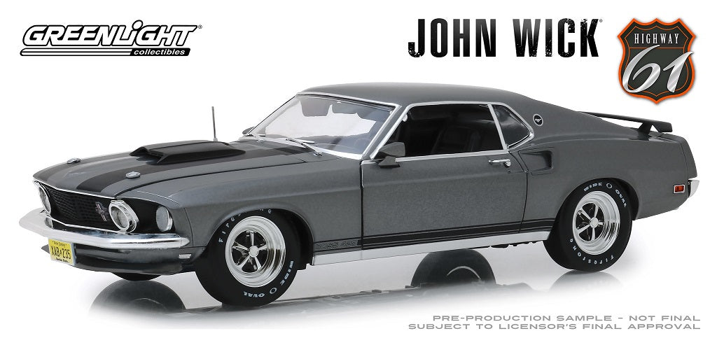 GL-HWY18016 - 1:18 John Wick (2014) - 1969 Ford Mustang BOSS 429 Movie