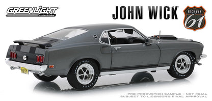 GL-HWY18016 - 1:18 John Wick (2014) - 1969 Ford Mustang BOSS 429 Movie