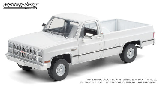 GL13562 1:18 White 1982 GMC K-2500