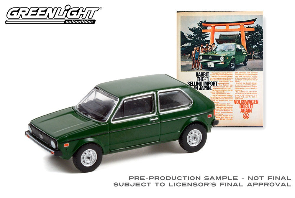 GL39090-E - 1:64 Vintage Cars 1977 Volkswagen Rabbit