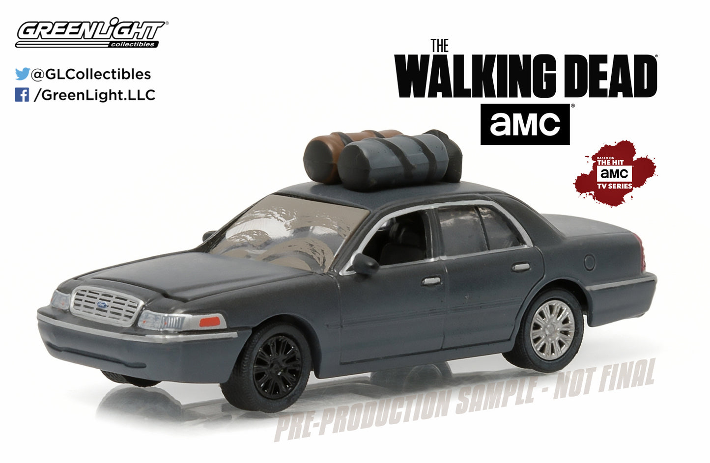 GL44740-E - 1:64 The Walking Dead Governor's 2001 Ford Crown Victoria Movie