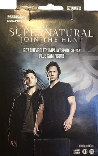 GL51111 - 1:64 Supernatural 67 Chev Impala w/Sam Figure