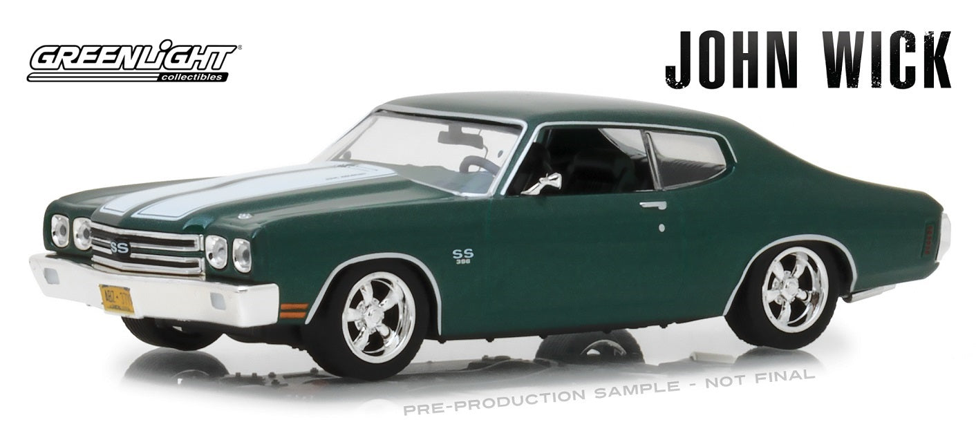 1:43 John Wick 1970 Chev Chevelle SS 396 Movie