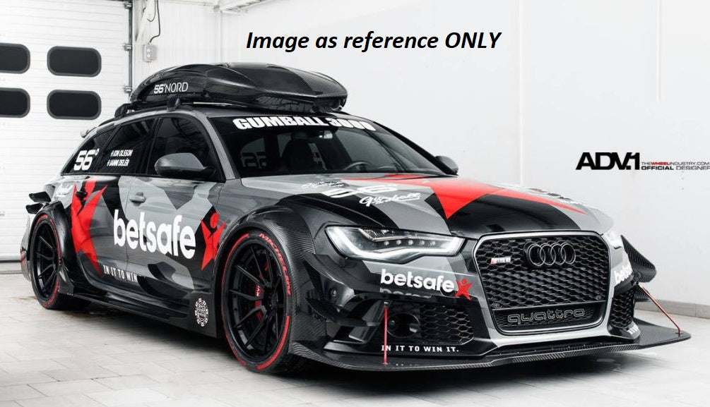 GT321 - 1:18 2015 Black Audi RS6 (C7)