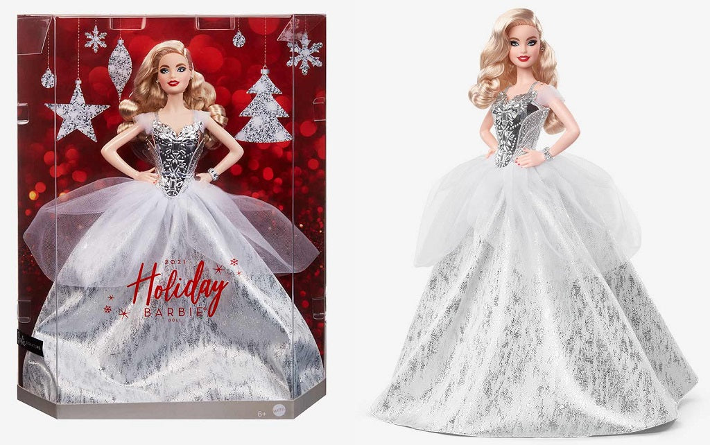 HGXL18 - Blonde Holiday Barbie Collector Doll
