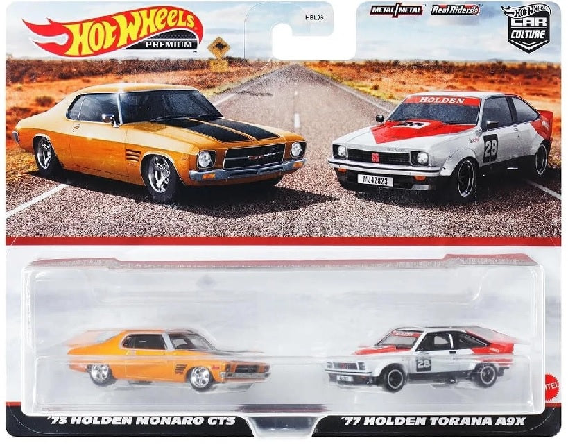 HKF50 - 1:64 Premium 2-Pack '73 Holden Monaro GTS & '77 Holden Torana A9X