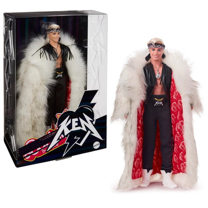 Ken Doll Faux Fur Coat Barbie Collector