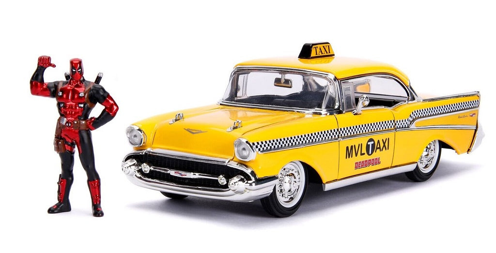 JA30290 - 1:24 Deadpool w/1957 Chevy Bel