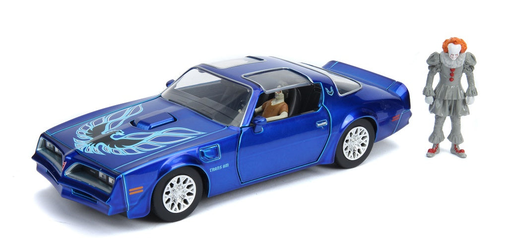 JA31118 - 1:24 IT Pennywise w/1977 Pontiac