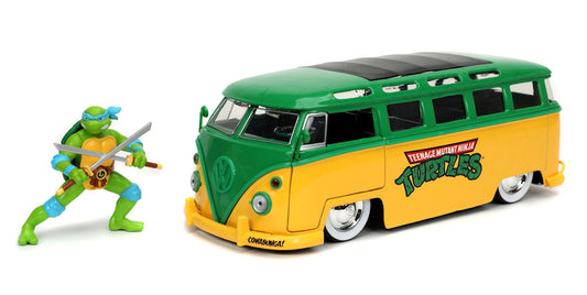 JA31786 - 1:24 TMNT Leonardo VW Bus