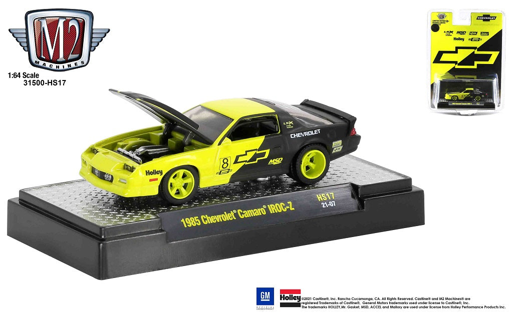 M231500-HS17 - 1:64 1985 Chev Camaro IROC-Z Detroit Muscle
