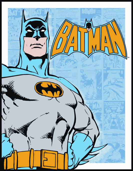 MS1401 - Tin Sign Batman Retro Panels