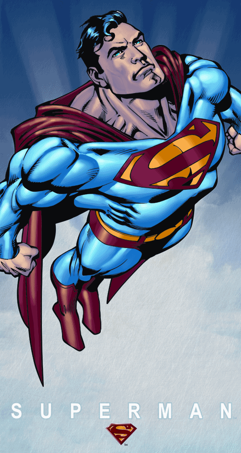 MS1582 - Tin Sign Superman Classic