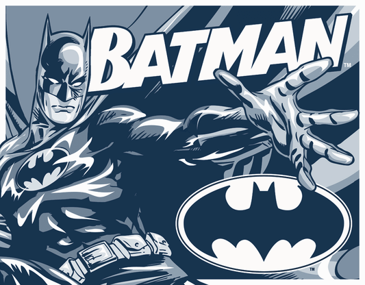 MS1731 - Tin Sign Batman Duo Tone