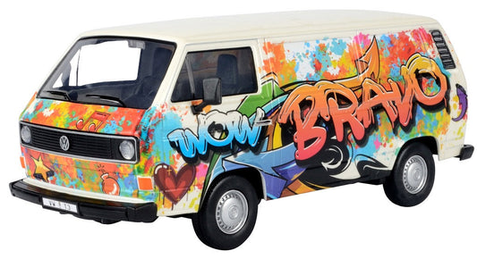 MX79599 - 1:24 Wow Bravo VW Type2 T3 Graffiti