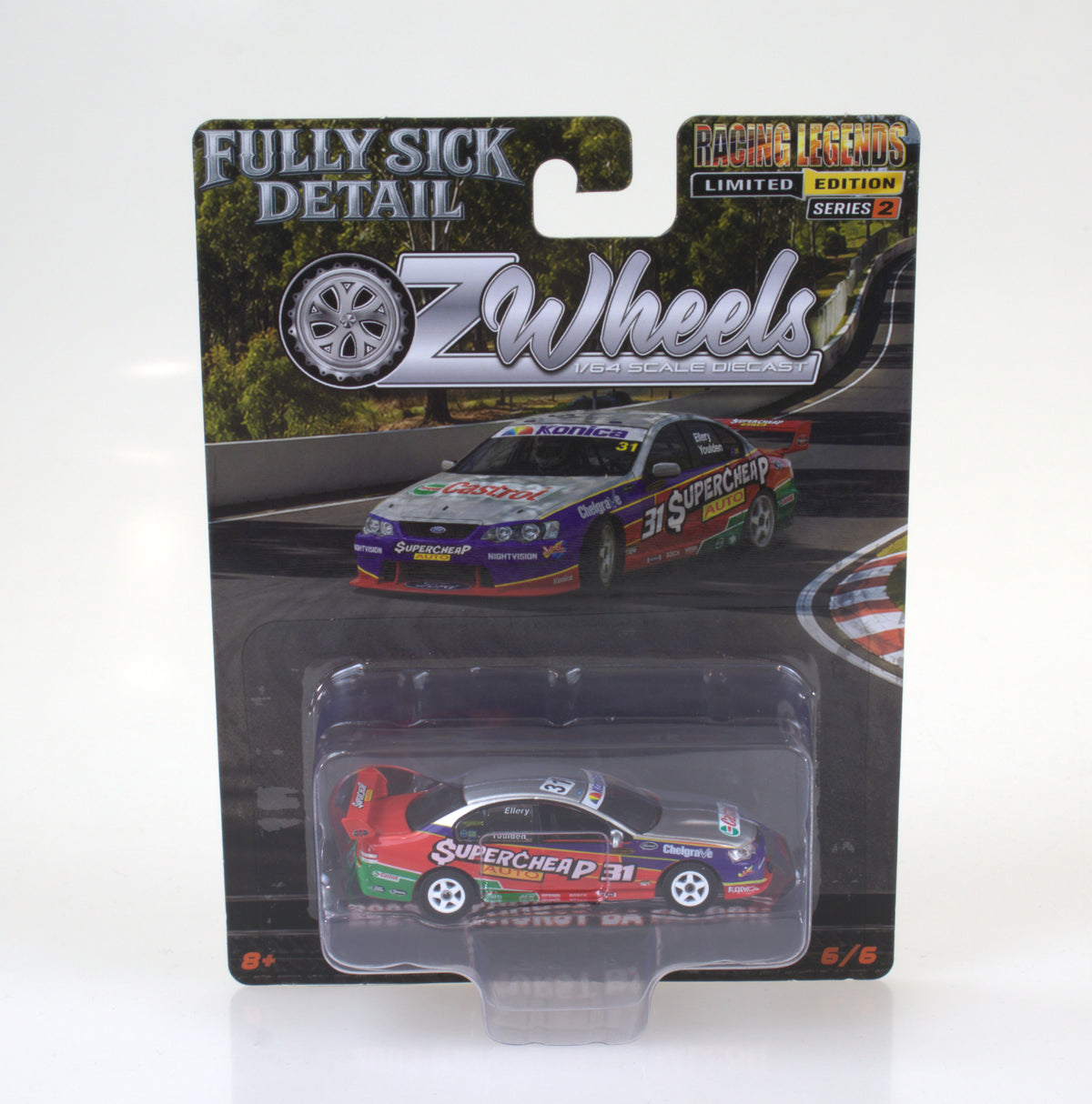 PRE-ORDER !!! - OZ64-FSD2-RLASST - 1:64 FSD2 Racing Legends Assorted w/Protector Assortment