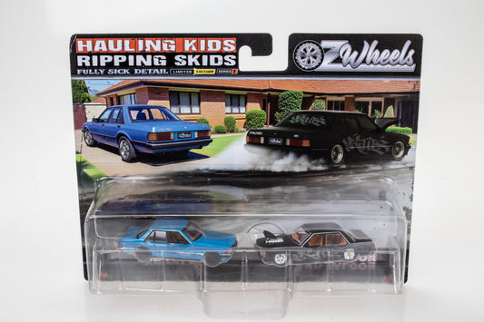 1:64 OZWHEELS FSD TWIN ASST - HAULING KIDS RIPPING SKIDS & RACING LEGENDS
