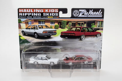1:64 OZWHEELS FSD TWIN ASST - HAULING KIDS RIPPING SKIDS & RACING LEGENDS