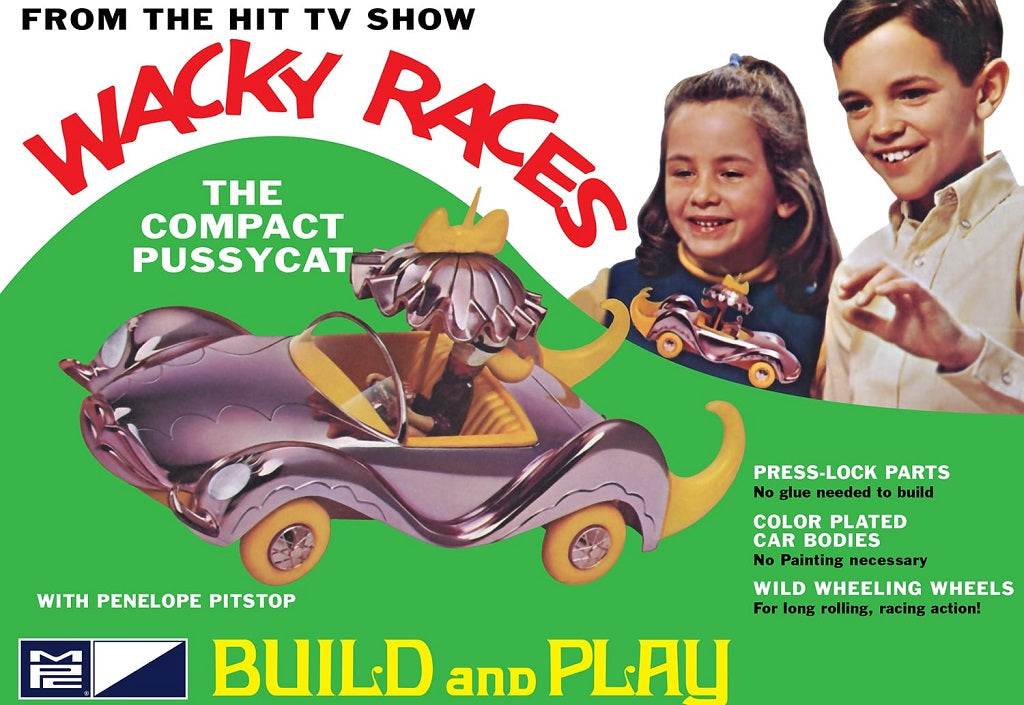 RMPC934 - 1:32 Wacky Races Compact Pussycat Plastic Kit