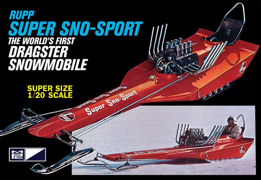 RMPC961 - 1:20 Rupp Super Sno-Sport Snow Dragster - Plastic Kit