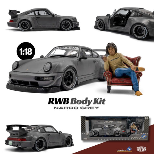 S1807517 - 1:18 RWB Bodykit Nargo Grey