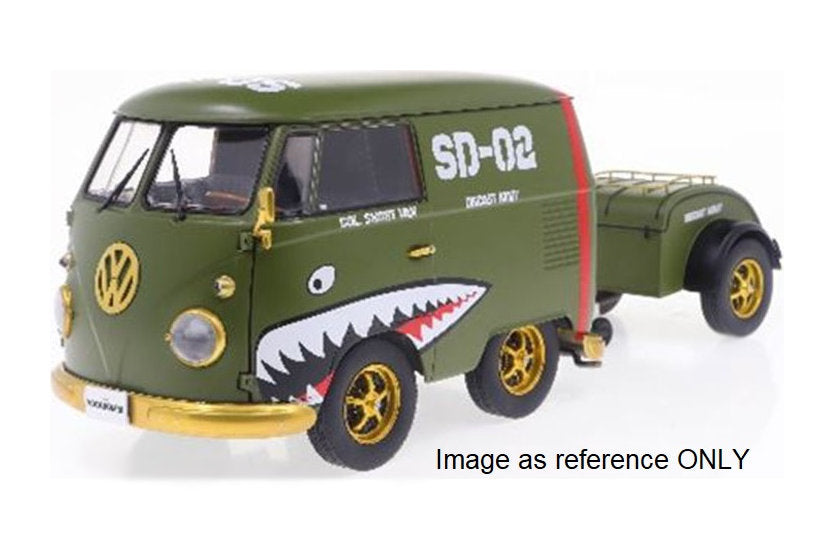 S1810901 - 1:18 Army 1950 Kool VW Kombi