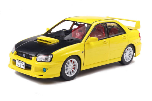 S1812302 - 1:18 Yellow Subaru Impreza