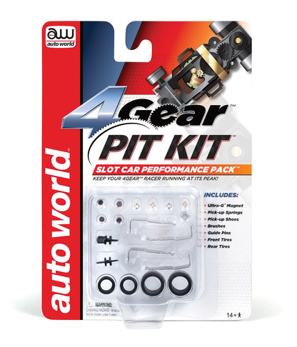 4 Gear Pit Kit Slot Car Accessory