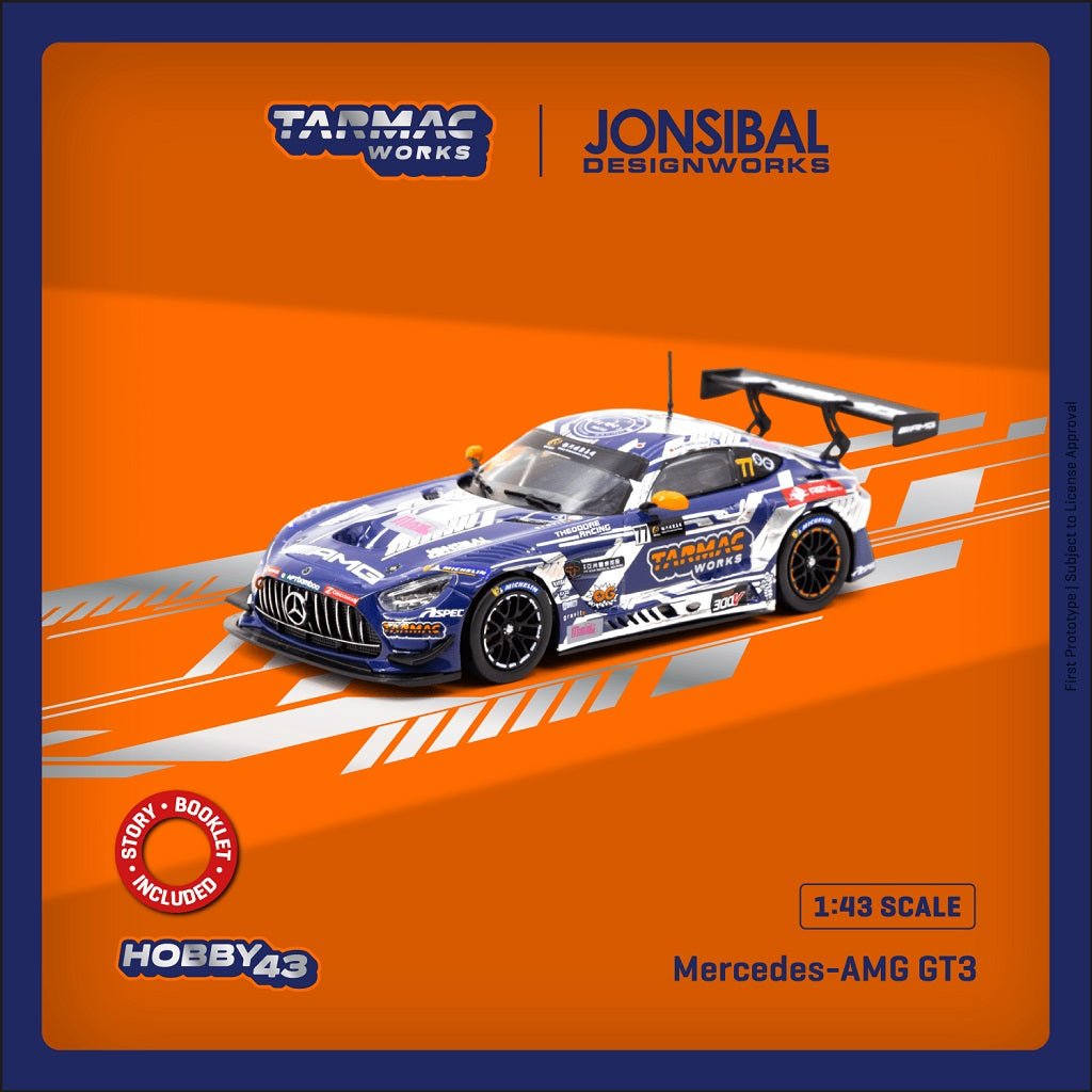 TW43-023-22MGP77 - 1:43 Mercedes-AMG GT3