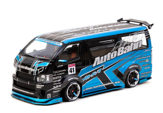 TW43-024-BLU 1 - 1:43 Toyota Hiace Widebody