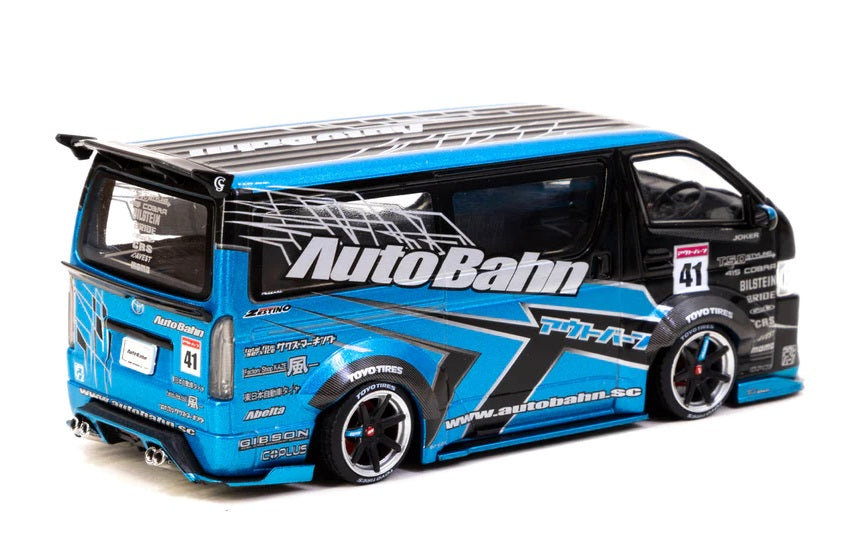 TW43-024-BLU 1 - 1:43 Toyota Hiace Widebody