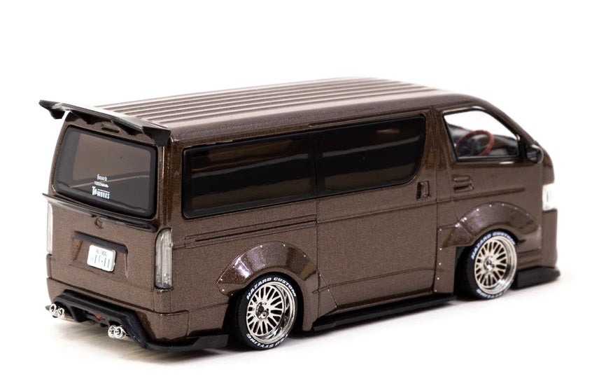 TW43-024-BRN - 1:43 Brown Toyota Hiace
