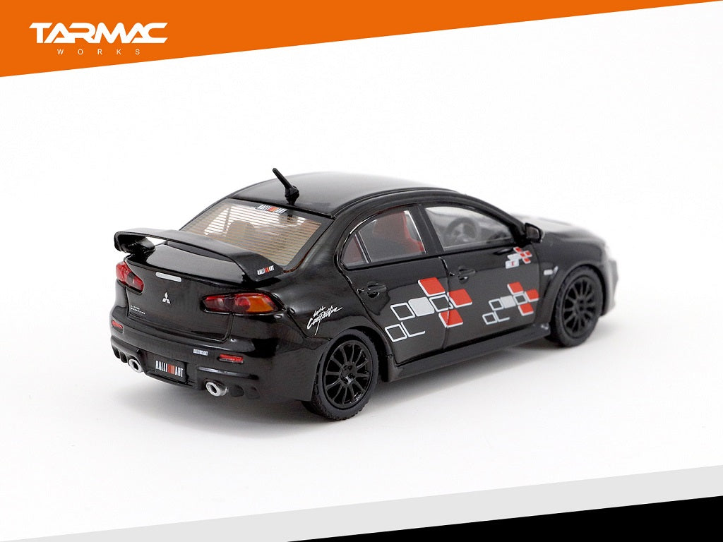 1:64 Black Ralliart Edition Mitsubishi Evo-X
