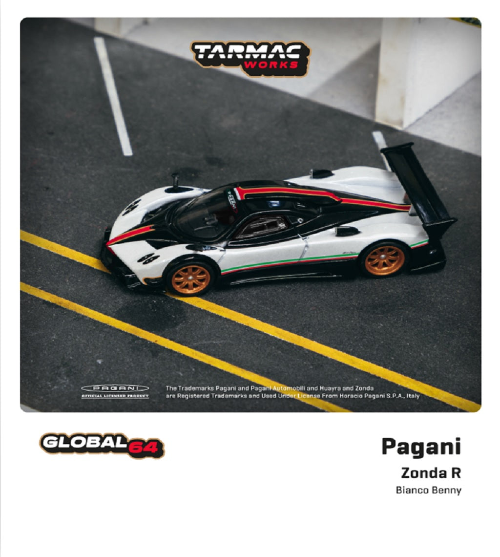 TW64G-TL015-WH - 1:64 Pagani Zonda R - Bianco Benny