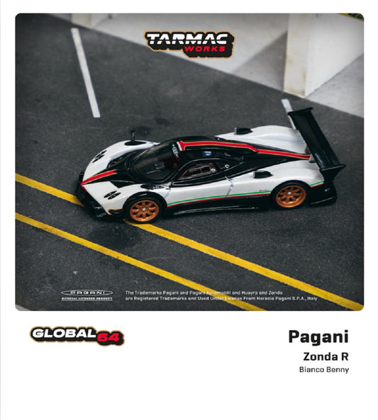 TW64G-TL015-WH - 1:64 Pagani Zonda R - Bianco Benny