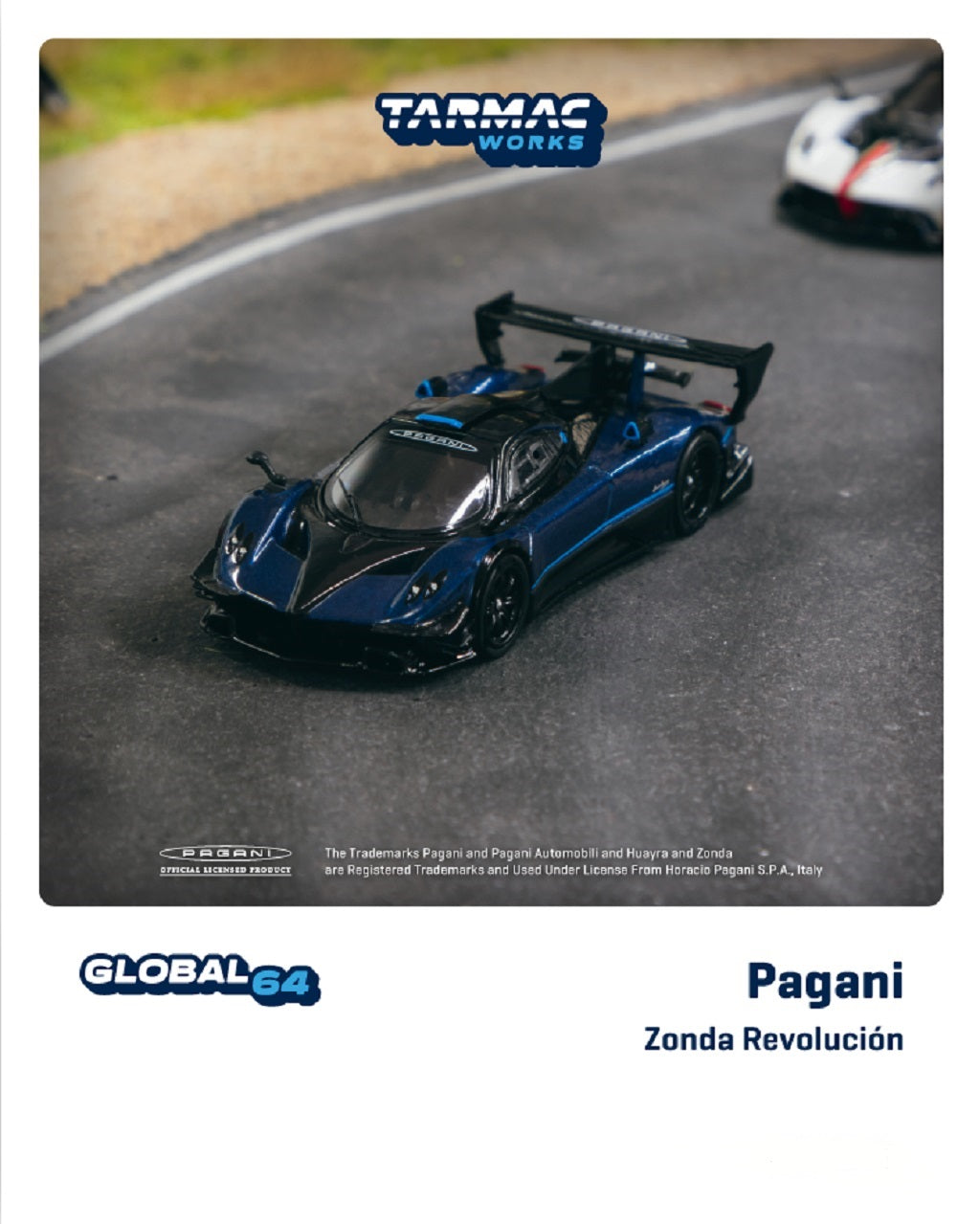 1:64 Pagani Zonda Revolucion - Blue Metallic