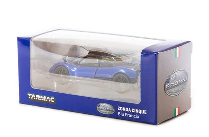 TW64G-TL021-BL - 1:64 Blue Francia Pagani Zonda Cinque