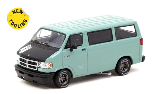 TW64G-TL032-LG - 1:64 Dodge Van Light Green