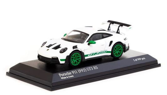 TW64MC-005-WG - 1:64 White/Green Porsche 911