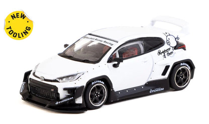 1:64 Pandem Yaris - White - Brand New Tooling