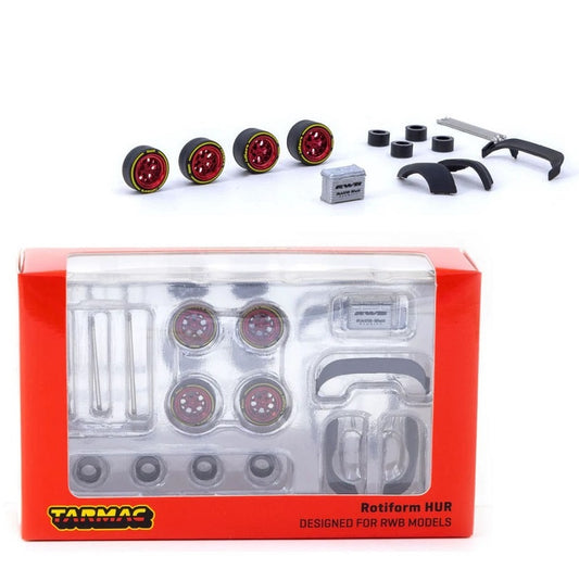 TW64W-006-RD - 1:64 Rotiform HUR Chrome Red