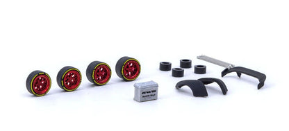 TW64W-006-RD - 1:64 Rotiform HUR Chrome Red