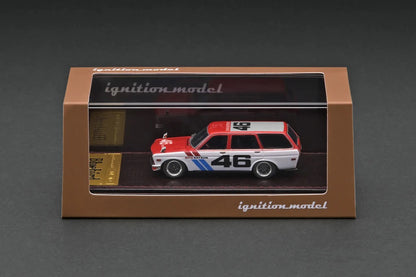 TWIG2929 - 1:64 Red/White Datsun Bluebird